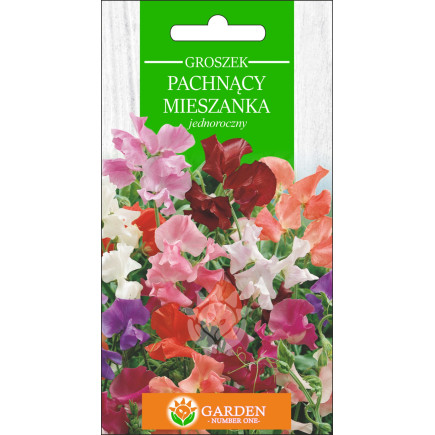 Groszek Pachnący Mieszanka (Lathyrus odoratus) 2 g 