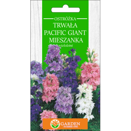 Ostróżka Trwała Pacific Giant mieszanka (Delphinium ajacis) 1 g 