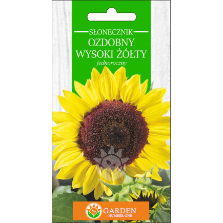 Słonecznik ozdobny wysoki żółty (Helianthus annuus) 2 g 